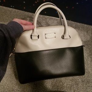 kate spade Color Block Black and White Tote
